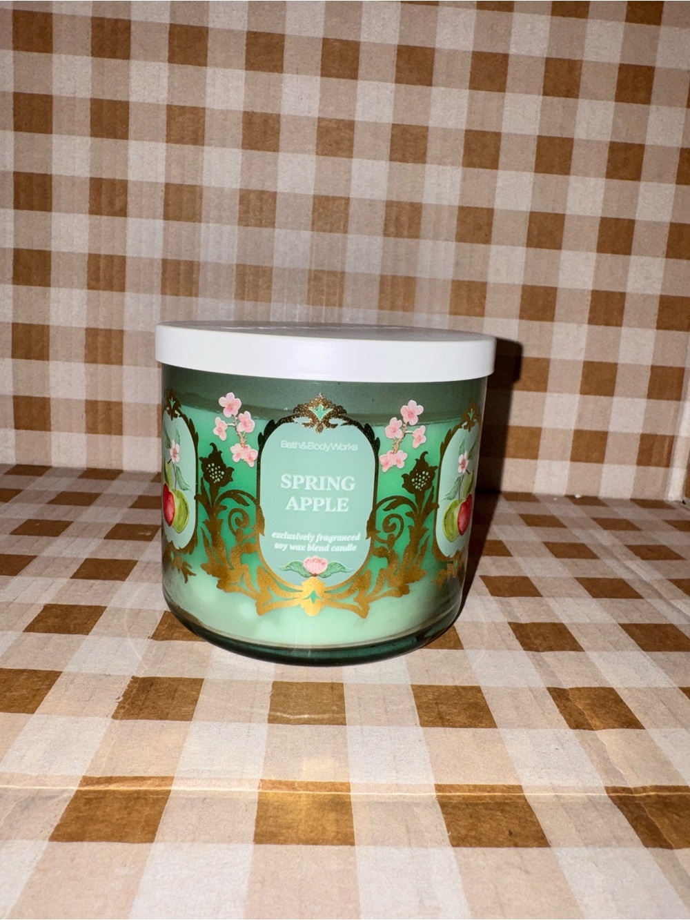 Bath & Body Works Spring Apple 3-Wick Candle